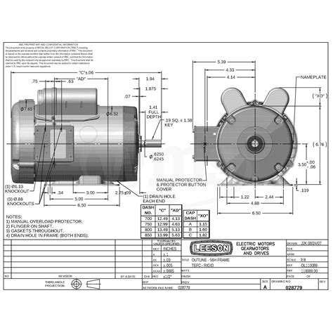 leeson 5 hp compressor motor wiring 